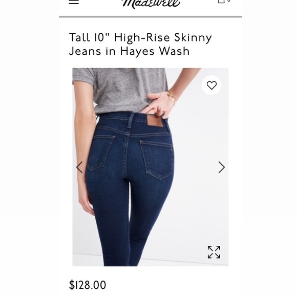 ❌SOLD❌ Madewell High Rise Skinny Jeans - Picture 8 of 8